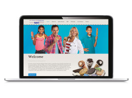 Ice Cream company home page website