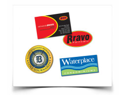 Logos for Bravo, Golf tournament, Waterplace